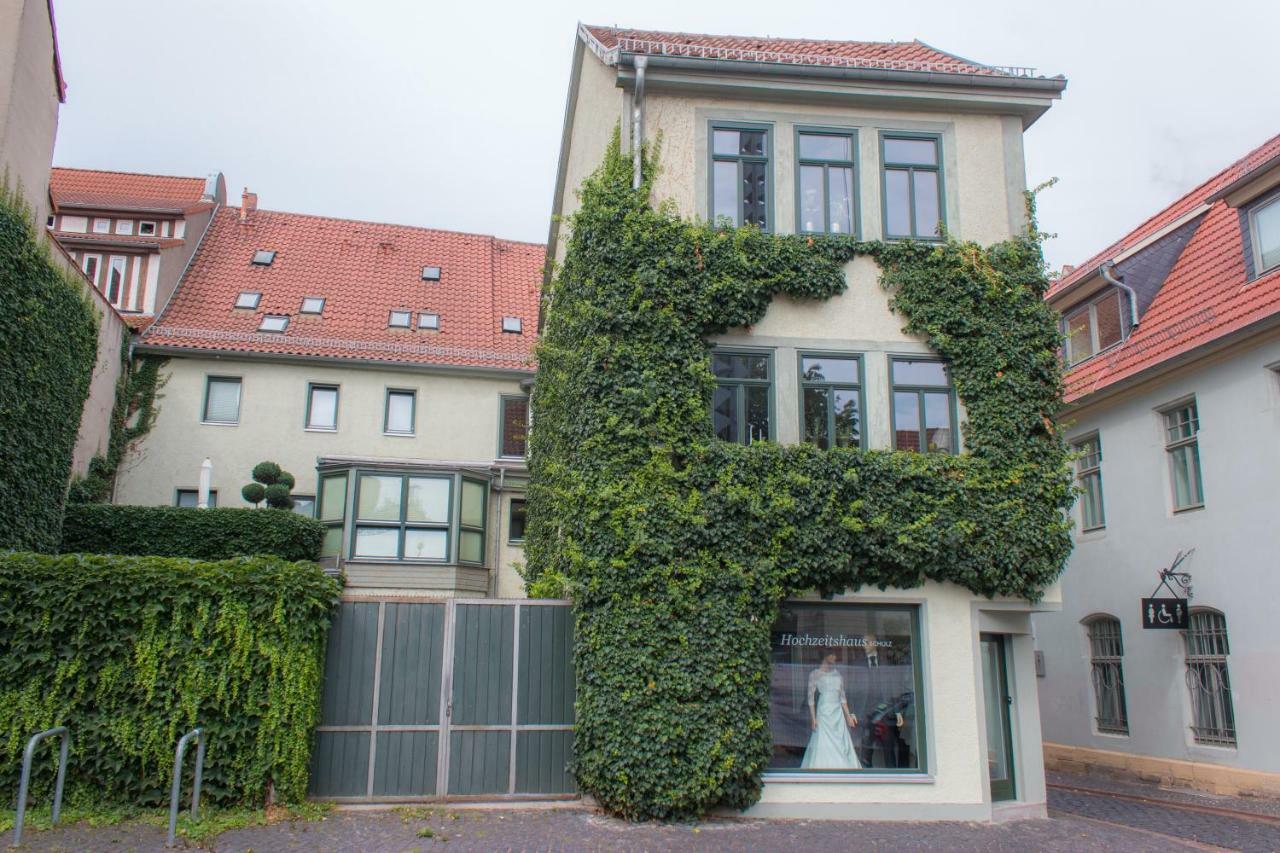 Gastewohnung "Arnoldiblick" Gotha Esterno foto